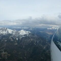 Flugwegposition um 16:16:16: Aufgenommen in der Nähe von Hieflau, 8920, Österreich in 2086 Meter